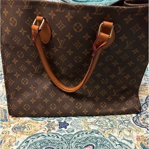 L V tote handbag